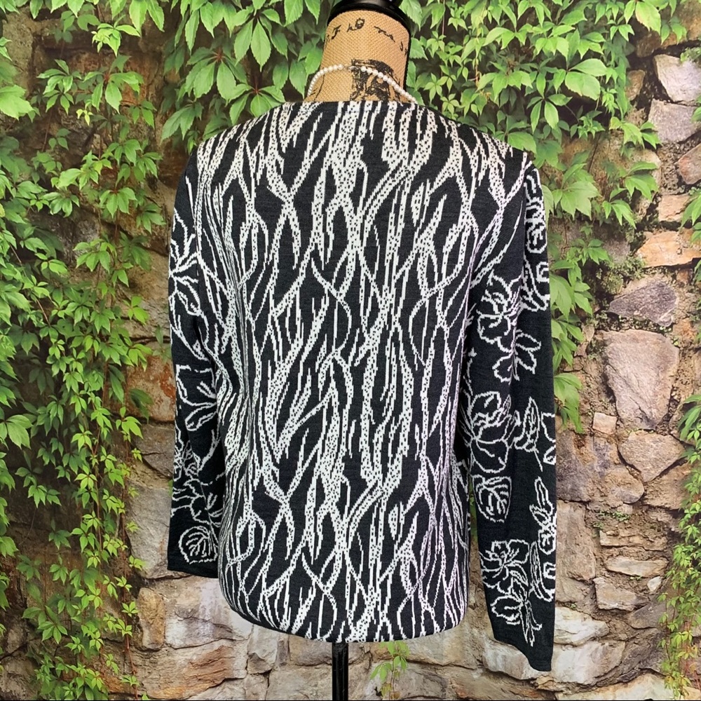 Skovhuus Gray Patterned Single-Button Front Danis… - image 8